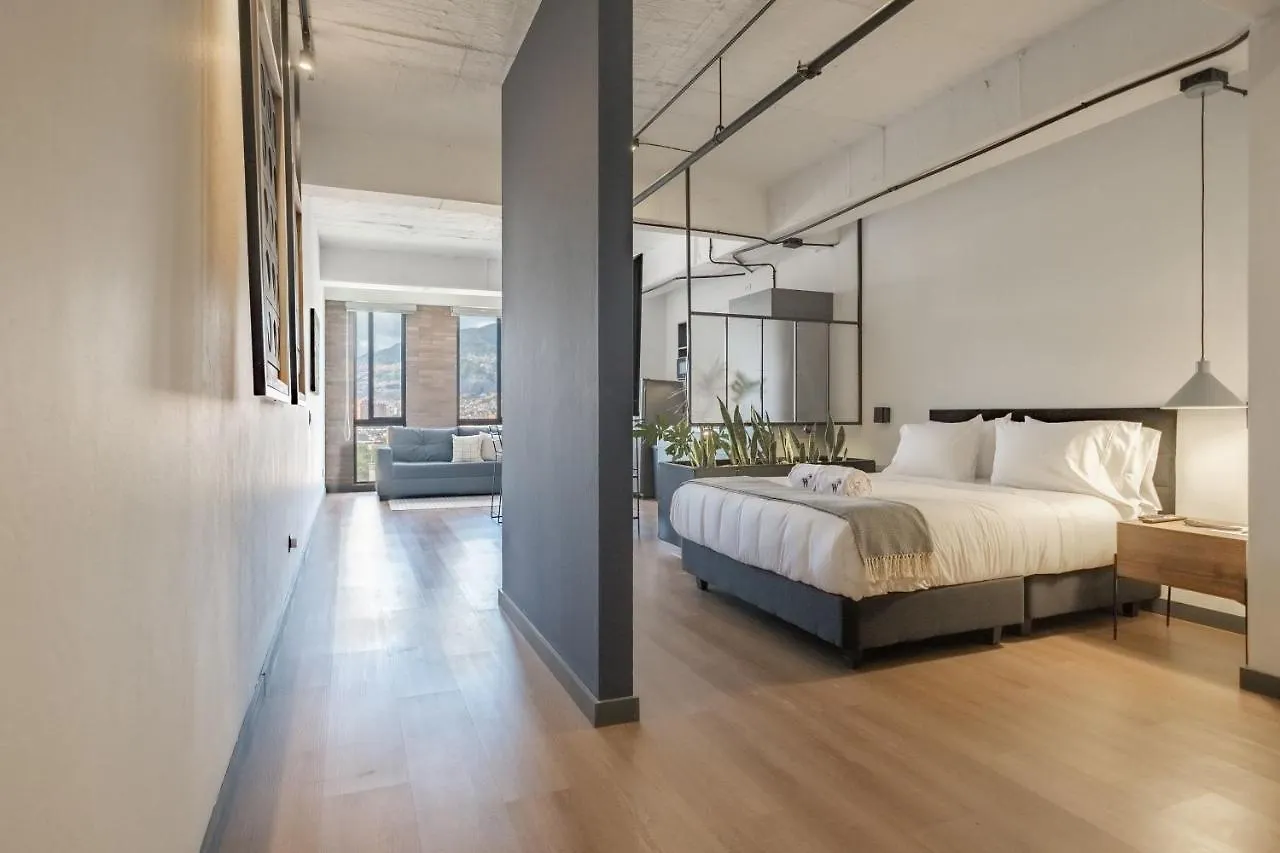 Apartament Superb Loft In Laureles Medellín